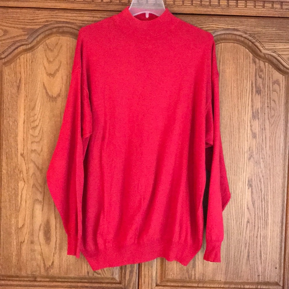 Men’s Domani Red Long Sleeve Sweater
